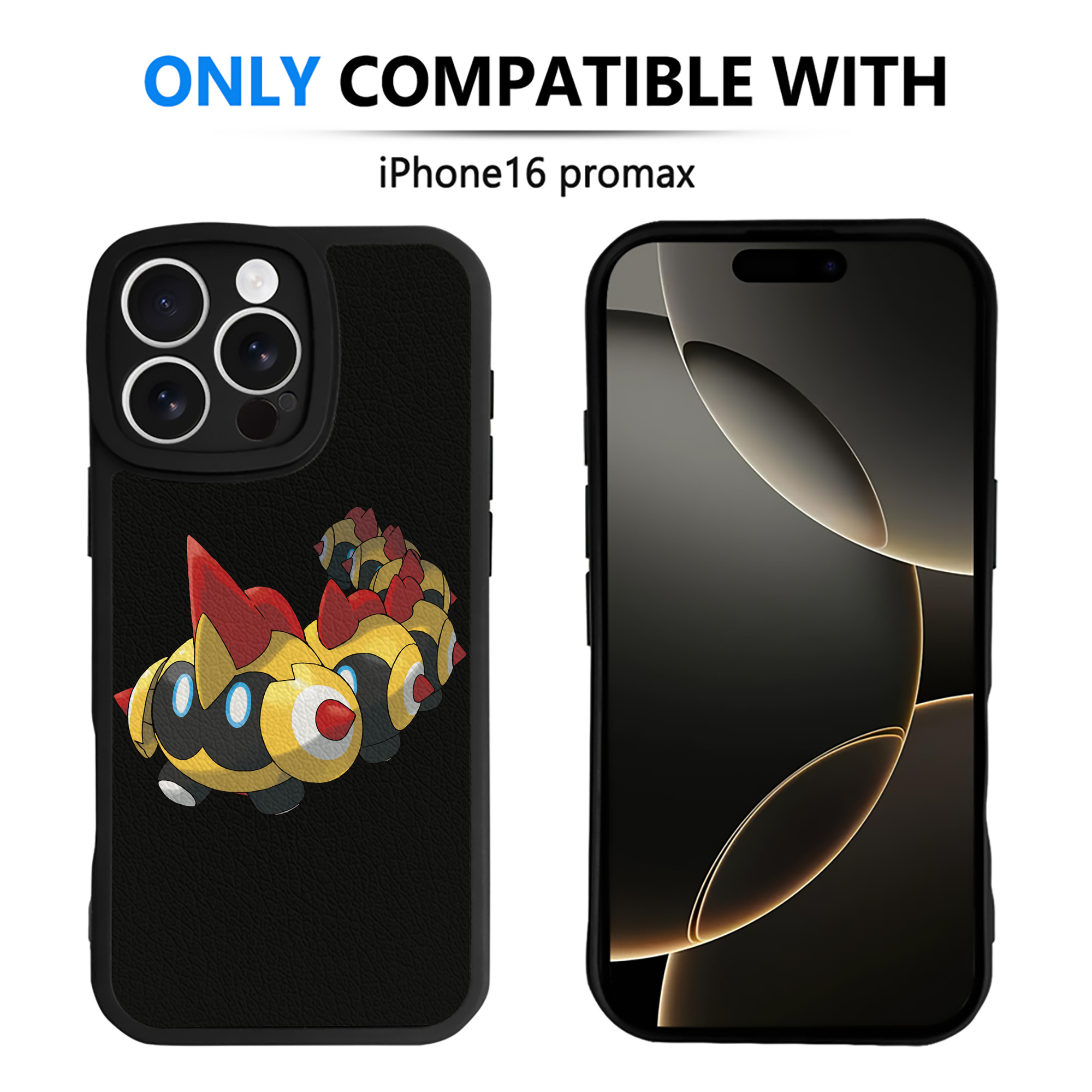 （画像用） ポケットモンスター Pokémon 【iPhone 16シリーズ対応】シリコンスマホケース（レザー調） 材質：シリコン